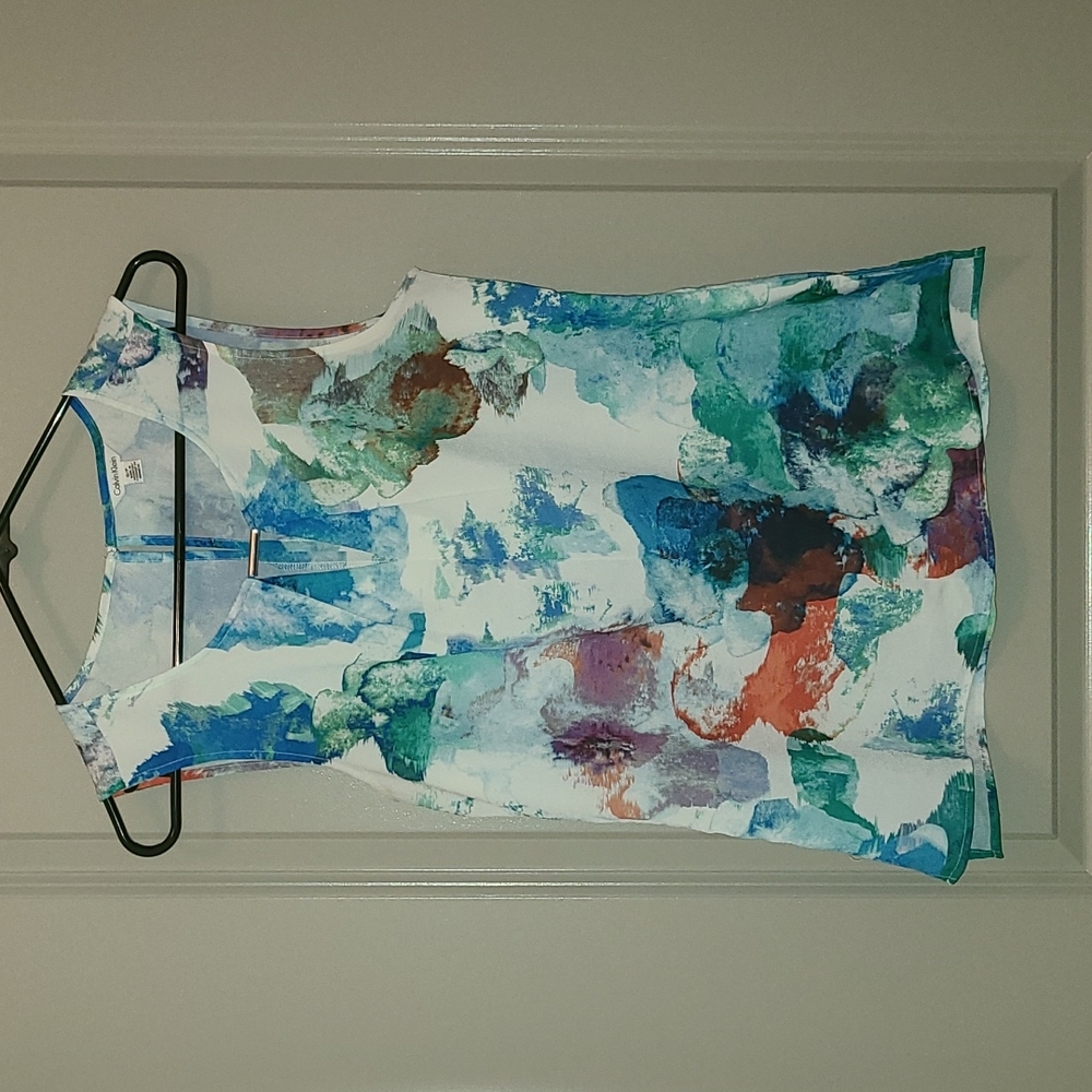 Floral Abstract business casual shirt